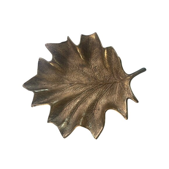 Original by Cambron Other - Original By Cambron Vintage Solid Brass 410 Maple Leaf Tray